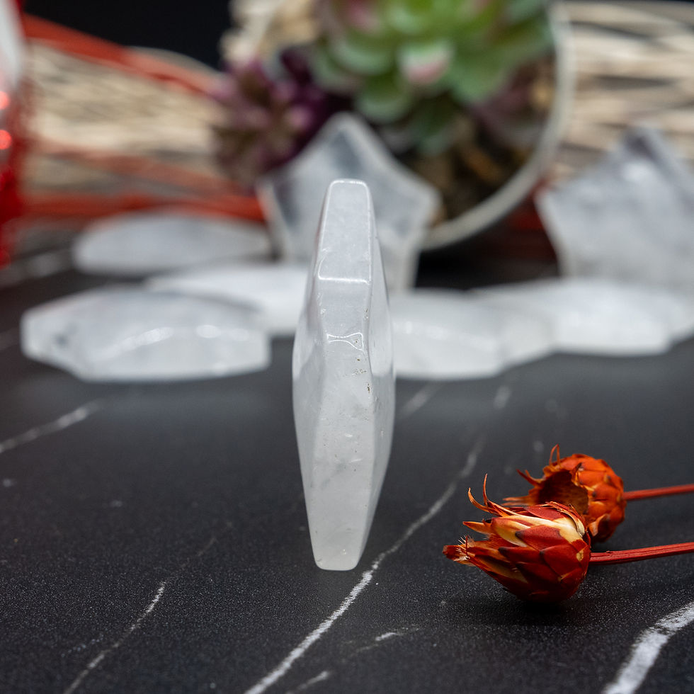 Miniatura: Clear Quartz Crystal Star Carving Spiritual Healing Protection Gemstone Decor