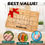 Thumbnail: Personalized Engraved Bamboo Cutting Board Custom Charcuterie Tray Football