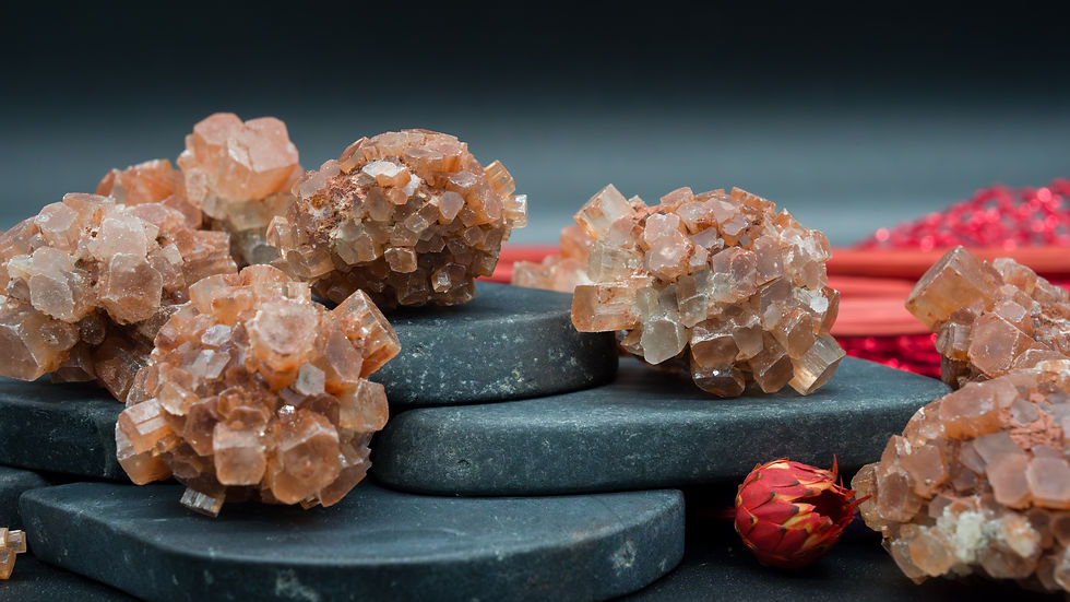 Miniatura: Aragonite Raw Specimen Crystal Decor Boho Spiritual Altar Stone Meditation Gift