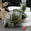 Miniatura: Green Jade Turtle Crystal Decor Gift Spiritual Protection Stone Nature Theme
