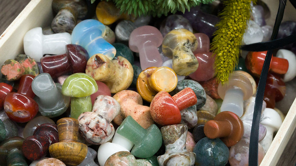 Miniatura: Surprise Crystal Mini Mushroom Spiritual  Energy Healing Decor Crystal Gift Idea
