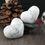 Thumbnail: Howlite Puffy Heart Crystal Gift Boho Style Decor Keepsake Love Memorial Trinket