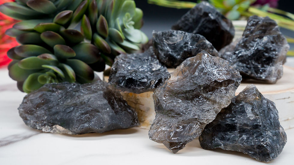 Miniatura: Raw Smoky Quartz Crystal Spiritual Energy Healing Specimen Meditation Gemstone