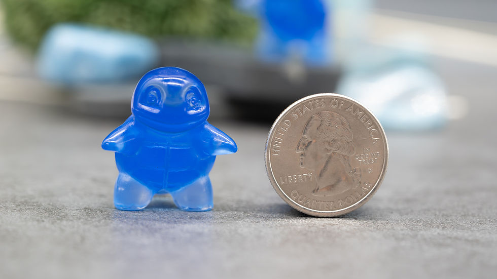 Miniatura: Blue Opalite Crystal Squirtle Carving