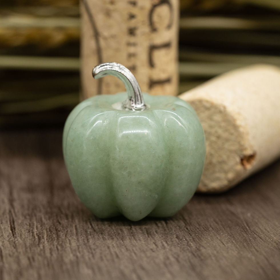 Miniatura: Mini Crystal Carving Pumpkin Seasonal Halloween Decor Tray Harvest Fall Decor