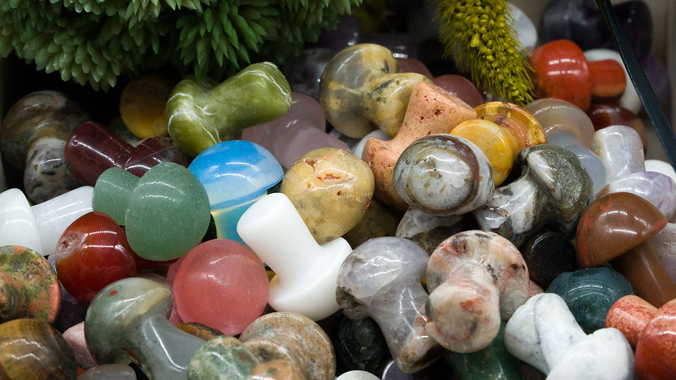 Miniatura: Surprise Crystal Mini Mushroom Spiritual  Energy Healing Decor Crystal Gift Idea