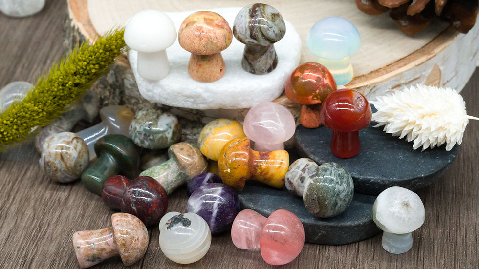 Miniatura: Surprise Crystal Mini Mushroom Spiritual  Energy Healing Decor Crystal Gift Idea