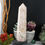 Thumbnail: Pink Agate Tower Crystal Healing Decor Spiritual Energy Protection Wand Gift