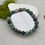 Thumbnail: Moss Agate Round Beaded Bracelet 8 mm Crystal Jewelry Spiritual Healing Gift
