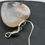 Thumbnail: Flower Agate 925 Silver Puff Heart Drop Earrings Crystal Jewelry Gift Boho Style