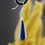 Miniatura: Natural Stone Jewelry Lapis Lazuli Crystal Gemstone Teardrop Earrings Silver