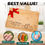 Miniatura: Personalized Engraved Bamboo Cutting Board Custom Charcuterie Tray Holiday Gift