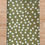 Thumbnail: Tea Towel - MCM White Daisies on Olive Green Background  (19" x 30")