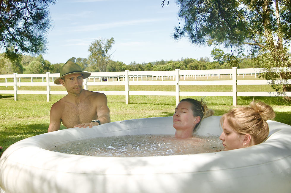 Breathing Techniques in an Ice Bath
