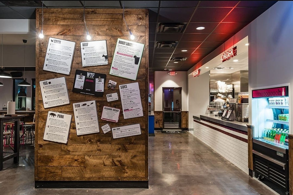 Menu Wall