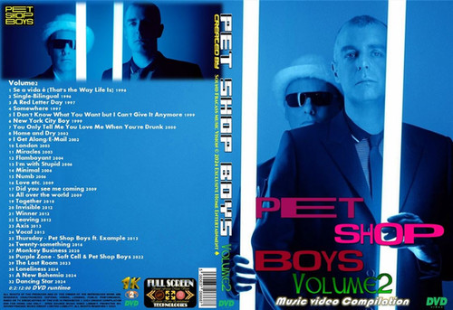 Pet Shop Boys Music Video Compilation Volume2 DVD | website