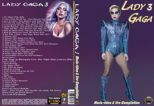Lady Gaga 3 Music Video & Live Compilation DVD - 2020/2026 | website
