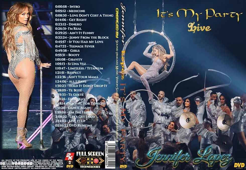 Jennifer Lopez It's My Party Tour 2019 DVD