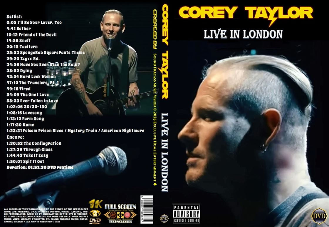 Corey Taylor Spit It Out Live in London DVD