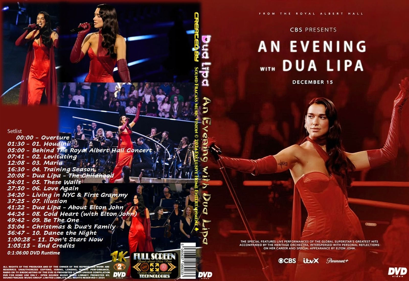 Dua Lipa An Evening with Dua Lipa Live from Royal Albert Hall DVD