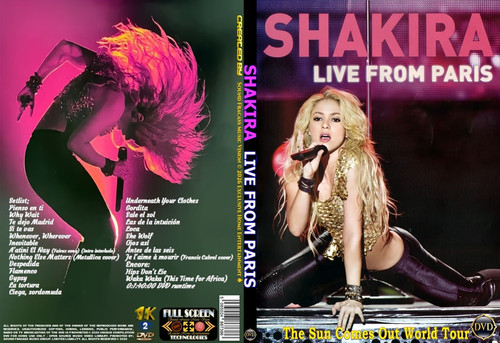Shakira Live From Paris DVD | website
