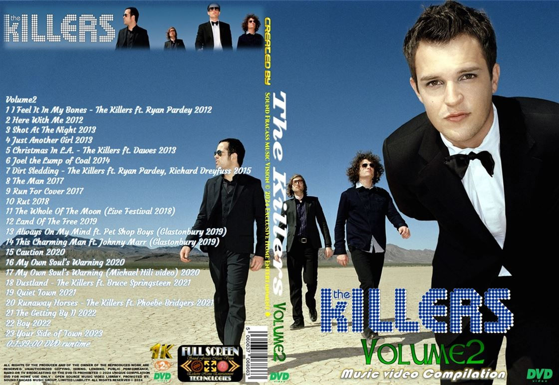 The Killers Music Video Compilation Volume2 DVD