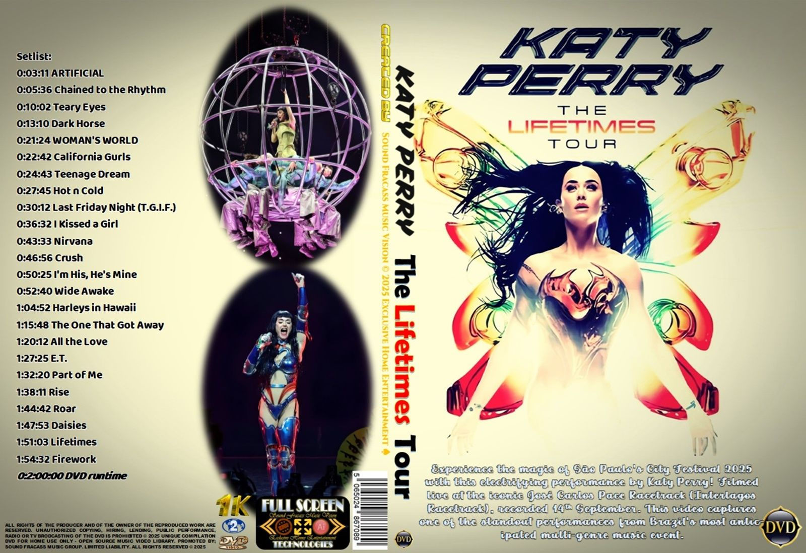 Katy Perry The Lifetimes Tour 2025 DVD