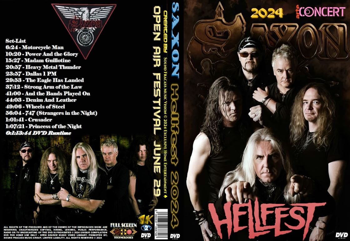 Saxon Live Hellfest 2024 DVD