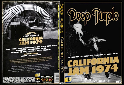 Deep Purple Live California Jam 1974 DVD 2025 Remaster | website