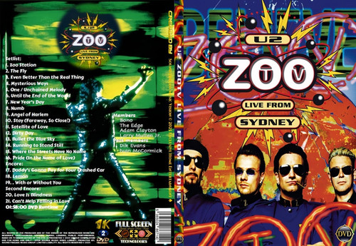 U2 - Zoo TV Live From Sydney 1993 DVD | website