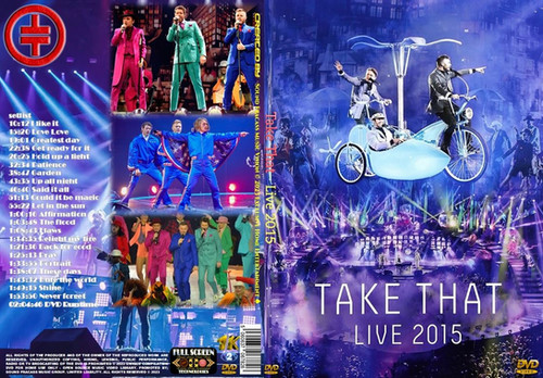 Take That Live 2015 DVD | website