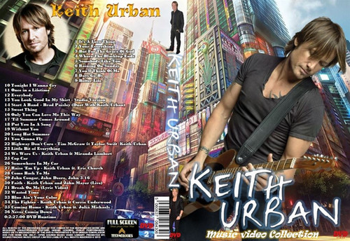 Keith Urban Music Video Collection DVD website