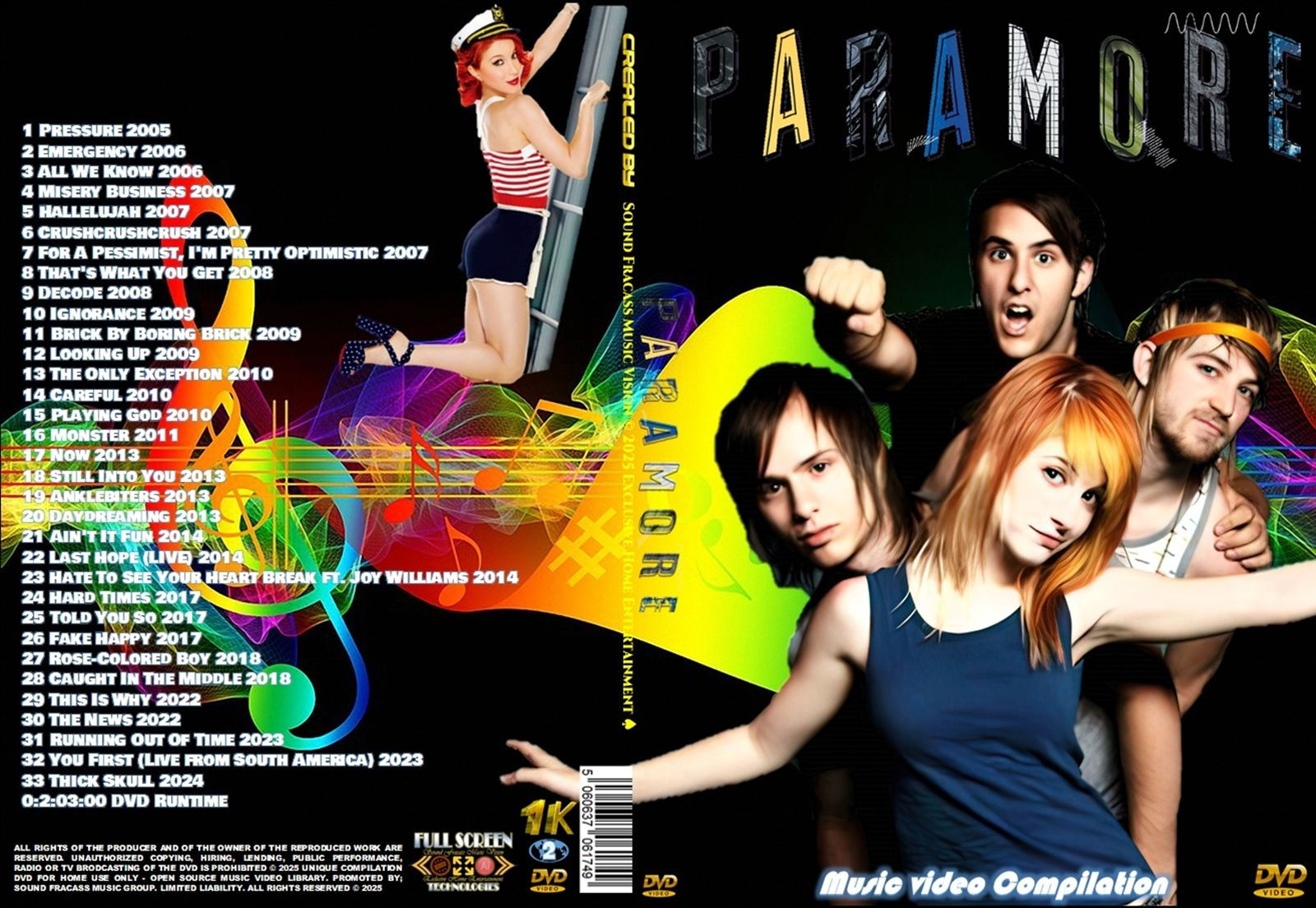 Paramore Music Video Compilation DVD