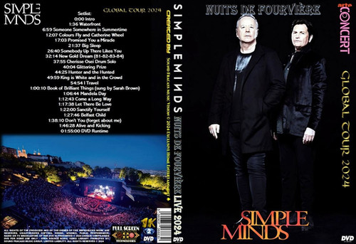 Simple Minds Les Nuits de Fourvière 2024 Live DVD | website