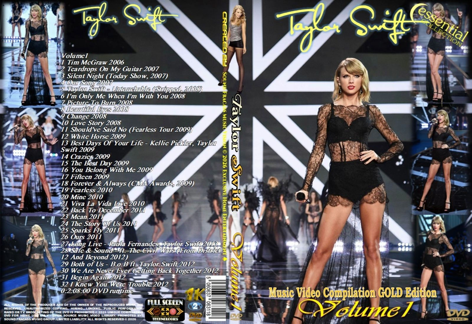Taylor Swift Music Video Compilation DVD V1