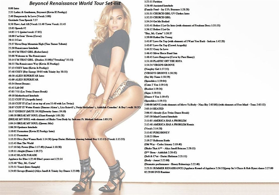 Thumbnail: Beyoncé The Renaissance World Tour DVD