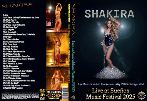 Shakira - Live at Sueños Music Festival 2025 DVD | website