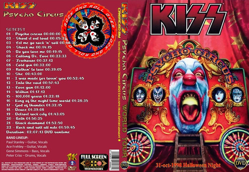 KISS Psycho Circus World Tour DVD | website