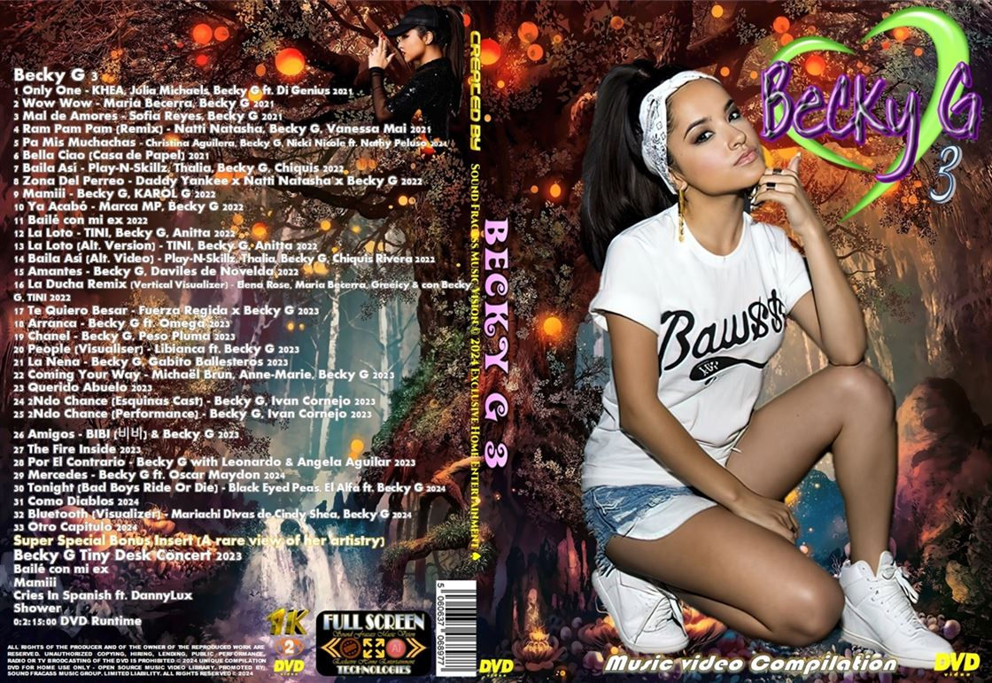 Becky G 3 Music Video Compilation DVD