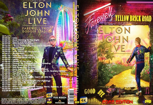 Elton John LIVE - Farewell Yellow Brick Road 2022 DVD | website