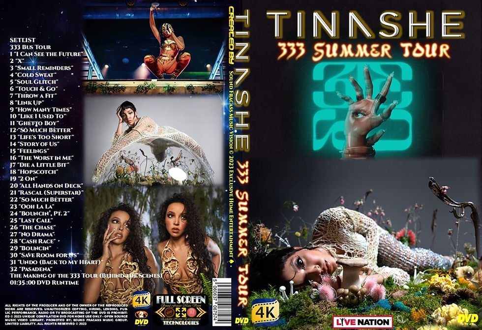 Tinashe – 333 Summer Tour 2021 DVD