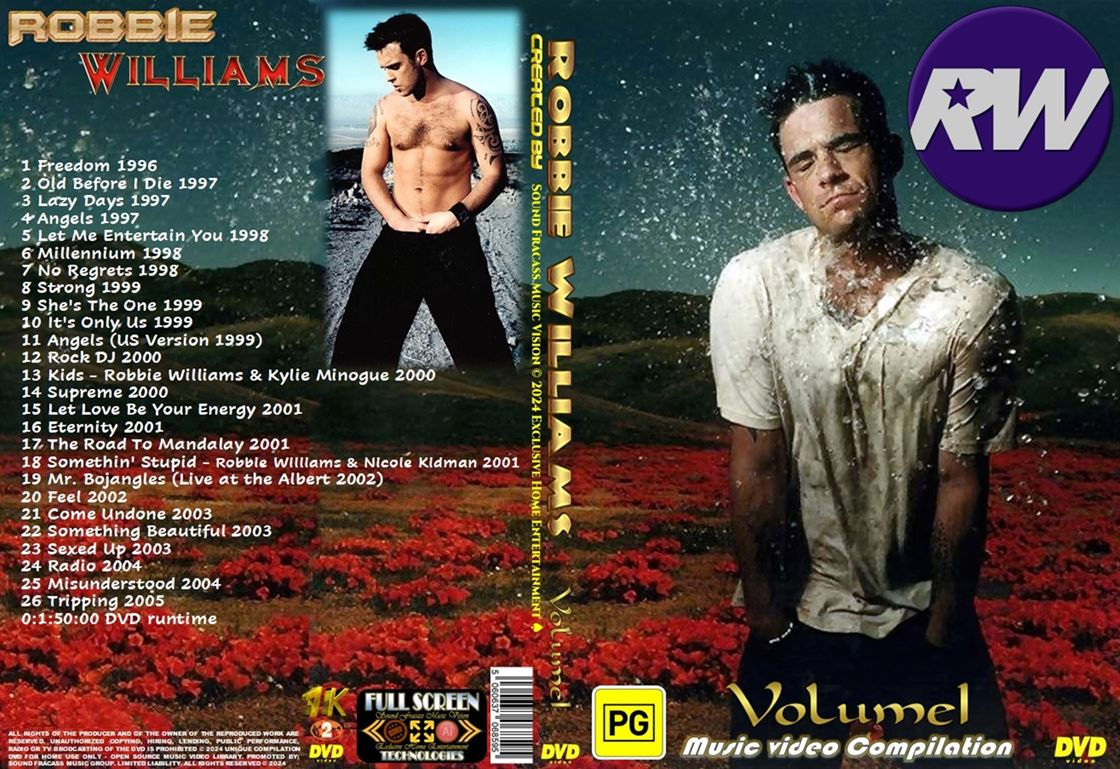 Robbie Williams Music Video Compilation V1 DVD