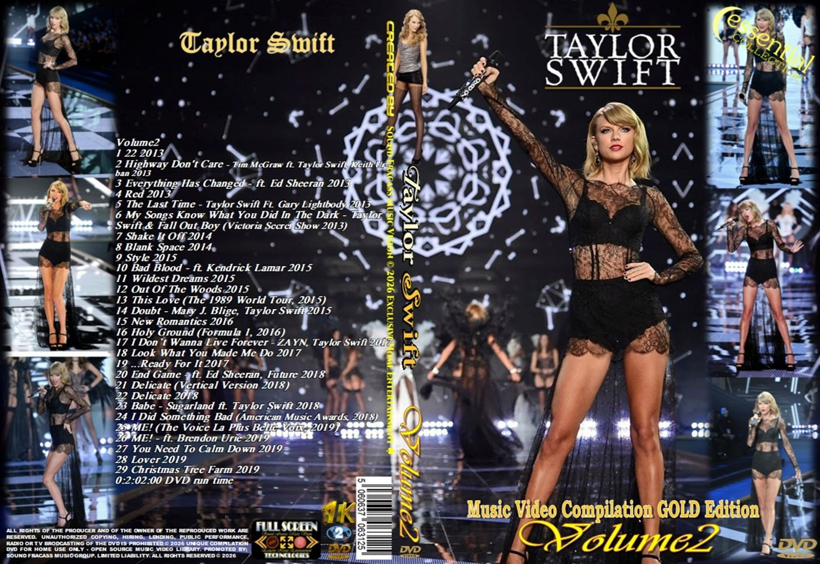 Taylor Swift Music Video Compilation DVD V2