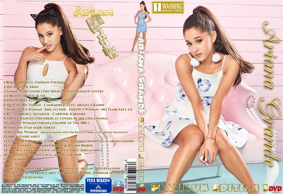 Ariana Grande Music Video Platinum Edition3 DVD