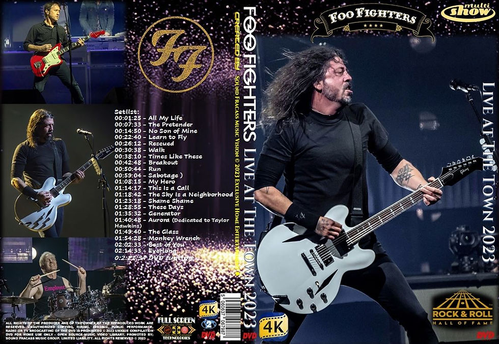 Foo Fighters Live at The Town 2023 DVD
