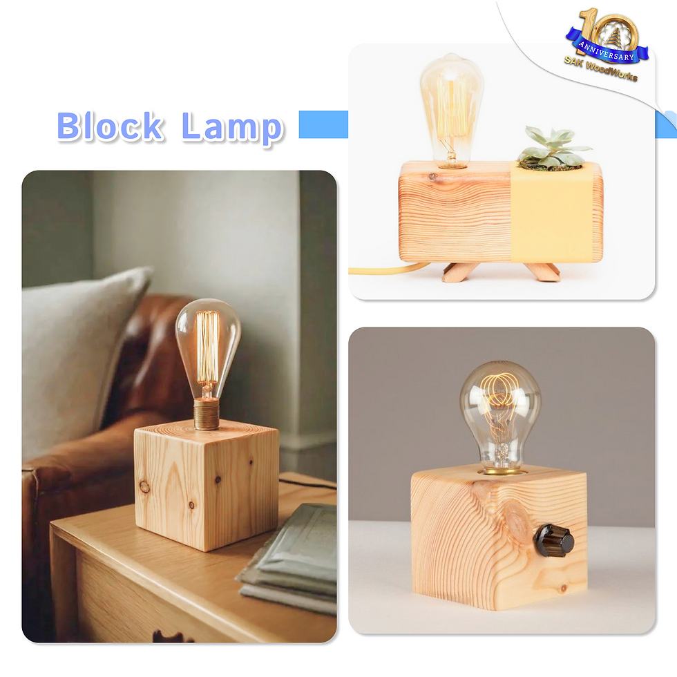 โคมไฟ, ไม้สน