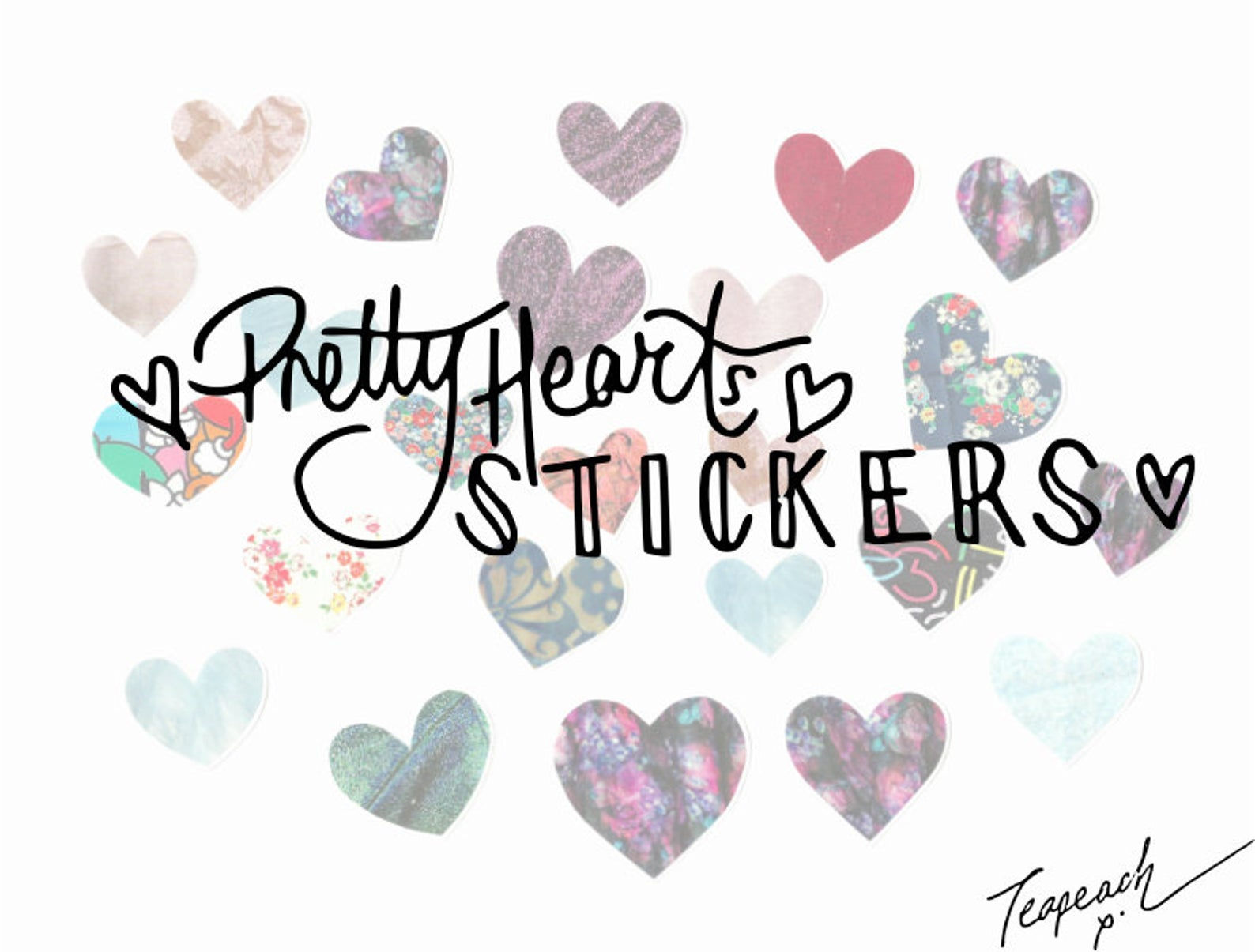 Pretty Hearts Sticker Set