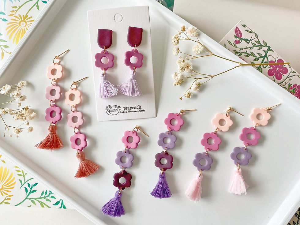 Thumbnail: Purple Double Flower Chain