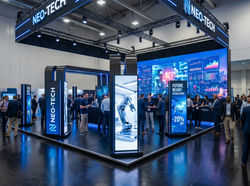 OSLED Smart LED Poster - Tech Trade Show Booth