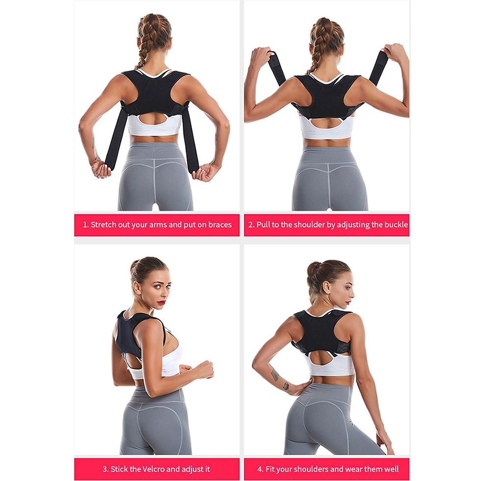Miniatura: Posture Corrector Adjustable Back Support Belt